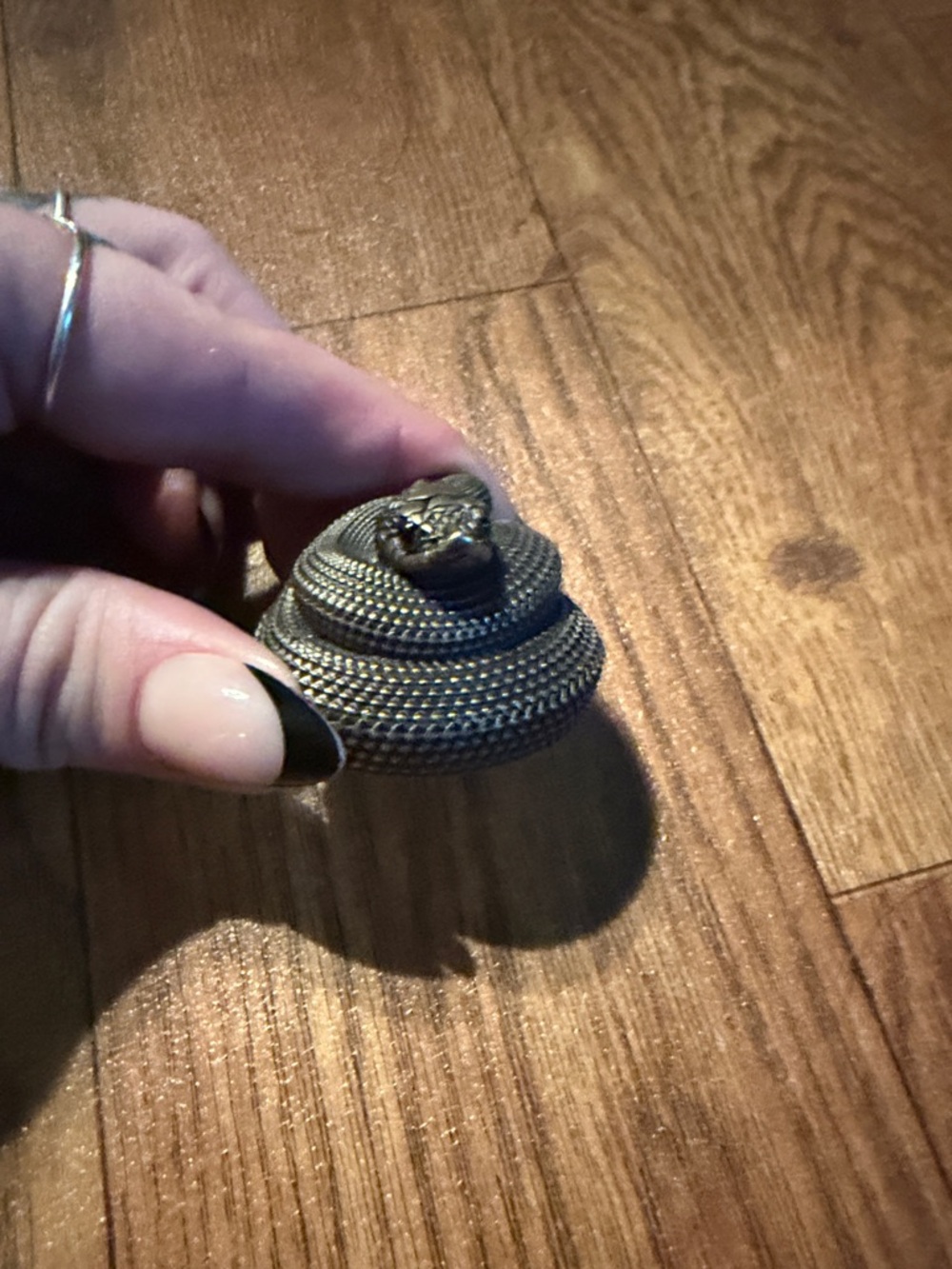 Coppertist hog nose snake incense stick holder like new :)